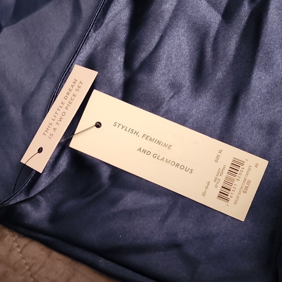 Lilac + London Navy Nighty set - Picture 5 of 14